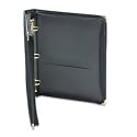 Samsill 15250 Classic Collection Zippered Ring Binder, 8-1/2 X 11, 1-1/2 Capacity, Black