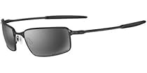 Oakley 12-877 Polarized Square Wire Matte Black Sunglasses