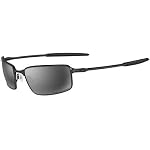 Oakley Square Wire Sunglasses Matte Black Frame w/Polarized Black Iridium Lens