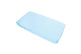 Baby Boum Cotton Rich Jersey Sheet 70 x 140cm (Azur Blue)