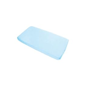 Baby Boum Cotton Rich Jersey Sheet 70 x 140cm (Azur Blue)