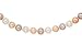 Cultured Multi-Colored Pearl Necklace w/14K White Gold Clasp