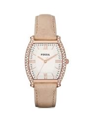 Fossil Wallace Leather Watch Sand Es3108