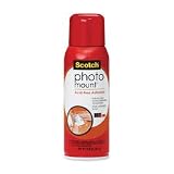 3M Commercial Office Supply Div. Products - Adhesive Mount Spray, F/ Photos Aerosol, 10.25 oz, Clear - Sold as 1 EA - Use Scotch Photo Mount Spray for mounting photos. Spray adhesive is a clear, pH neutral, non-yellowing adhesive that allows three minutes of open time before bonding so you have time to position and reposition prints. Nonstaining spray resists heat and moisture. This product was developed especially for mounting black-and-white and color photos quickly, easily and permanently. Ex