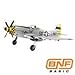 E-flite 6750 P-51D Mustang BNF Basic