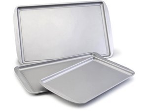 Farberware Nonstick Bakeware 3-Piece Cookie Pan 