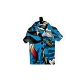 Buy Aloha Shirt Luggage Tag Bird of Paradise Blue 5.25x5.5 by KC