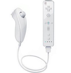 Nintendo Wii Remote and Nunchuck Controller Combo - White (Non-OEM, Bulk Packaging)