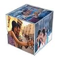 Lucite desktop cube photo frame for 6 photos sold in 2's