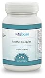 Vitabase Lecithin Supports Proper Brain Function 1200 mg 250 Softgel Capsules (Pack of 2)