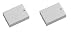 2 Pack Of Replacement Batteries For Canon LP-E8 LPE8 1500MAH For The Canon Rebel T2i 550D 2 Batteries In Total + Free LCD Screen Protectors