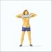 LADY FLASHING - PREISER HO SCALE MODEL TRAIN FIGURE 28124
