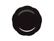Waechtersbach Petal Plates Black Dinner Plates Set of 4