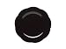 Waechtersbach Petal Plates Black Dinner Plates Set of 4