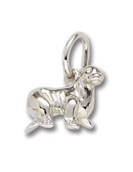 Rembrandt Charms, Sea Lion Charm in Solid Sterling Silver or Gold