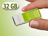 Produkt-Bild: PConKey USB-Speicherstick UPD-132, gr&uuml;n/wei&szlig;, 32 GB