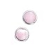 Silver Pink Coloured Shell Stud Earrings by Elements