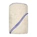 Bumkins Finer Baby Products NE-174 Organic Cotton Hooded Towel Set Periwinkle Satin