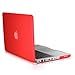 TopCase 2 in 1 Rubberized RED Hard Case Cover and Keyboard Cover for Macbook Pro 15