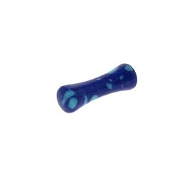 8 Gauge AZURITE Natural Stone Double Flare Plug by 