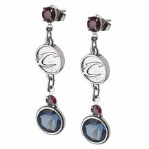 Logoart Cleveland Cavaliers Crystal Earrings