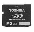 TOSHIBA xD�s�N�`���[�J�[�h 2GB TypeM XDP-M002GT