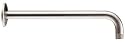 Danze D481026BN 12-Inch Right Angle Shower Arm with Flange, Brushed Nickel