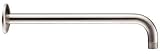Danze D481026BN 12-Inch Right Angle Shower Arm with Flange, Brushed Nickel