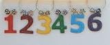 Take A Numberl Wine Charms