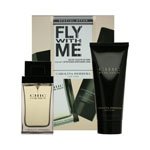 Carolina Herrera CHIC Cologne Gift Set for Men (EDT SPRAY 3.4 OZ & AFTERSHAVE BALM 3.3 OZ & WALLET)