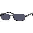 Hugo Boss 0321/S Men's Polarized Rectangular Full Rim Sports Sunglasses - Black/Gray