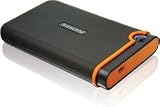 Transcend StoreJet 640 GB USB 2.0 Portable External Hard Drive TS640GSJ25M (Black)