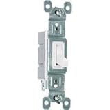 Pass & Seymour 15A Wht Sp Tog Switch 660Wg Switch Wall Single Pole