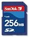 SANDISK CORPORATION - SECURE DIGITAL CARD, 256MB Image