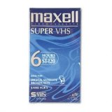 VHS Video Tape, Professional Grade, Record/Edit, 120 Minute (MAX202810)