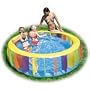 Multi-Coloured Rainbow Inflatable Paddling Pool