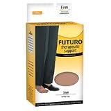 Futuro Therapeutic Support, Firm Compression Knee High, Open Toe, Beige - Medium