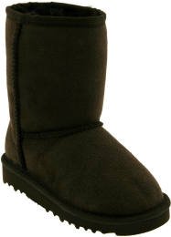Kid's Classic Short UGG Australia Boots, CHOCOLATE, Size 4