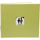 Making Memories Embossed Leather 3-Ring Album with Window 12-Inch by 12-Inch, Greenhouse