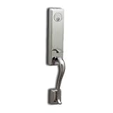 HAMPTON PRODUCTS - IMPORT 4004N OVAL HANDLESET WITH SINGLE DEADBOLT ANTIQUE PEWTER