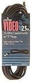 LEVITON 6' Video Coaxial Cable With F Plugs