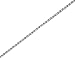 Diamond Cut 0.8mm Spiga Necklace 24 Inches in 14K White Gold