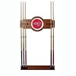 NHL Washington Capitals 2 piece Wood and Mirror Wall Cue Rack
