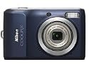 Nikon Coolpix L20 10MP Digital Camera with 3.6 Optical Zoom and 3 inch LCD (Navy Blue)