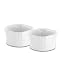 Tyler Florence by Mikasa Chef's White 'Baroque' Ramekin, Set of 2