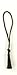 Tassel Depot 100 Floss Bookmark Tassels - Black