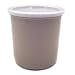 Beige Crock with Lid, 1.2 Quart (11-0537)
