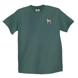 Unisex Boxer Ears Up Green Tee Shirt