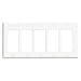 5-Gang Decora-Style Wall Plate (White)