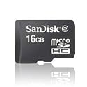 SanDisk microSDHC 16GB Speicherkarte (TransFLASH)